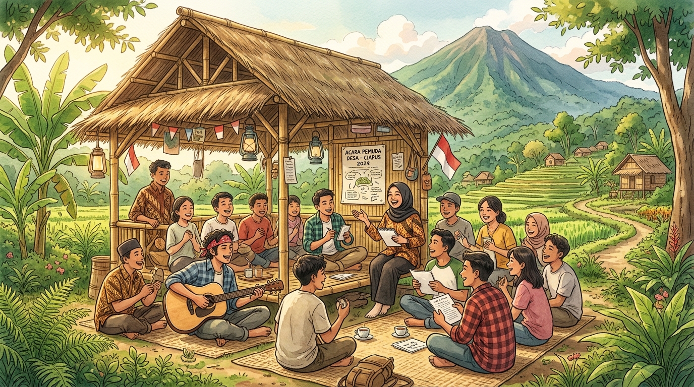 Kerajinan Anyaman Bambu & Besek Sukaresmi